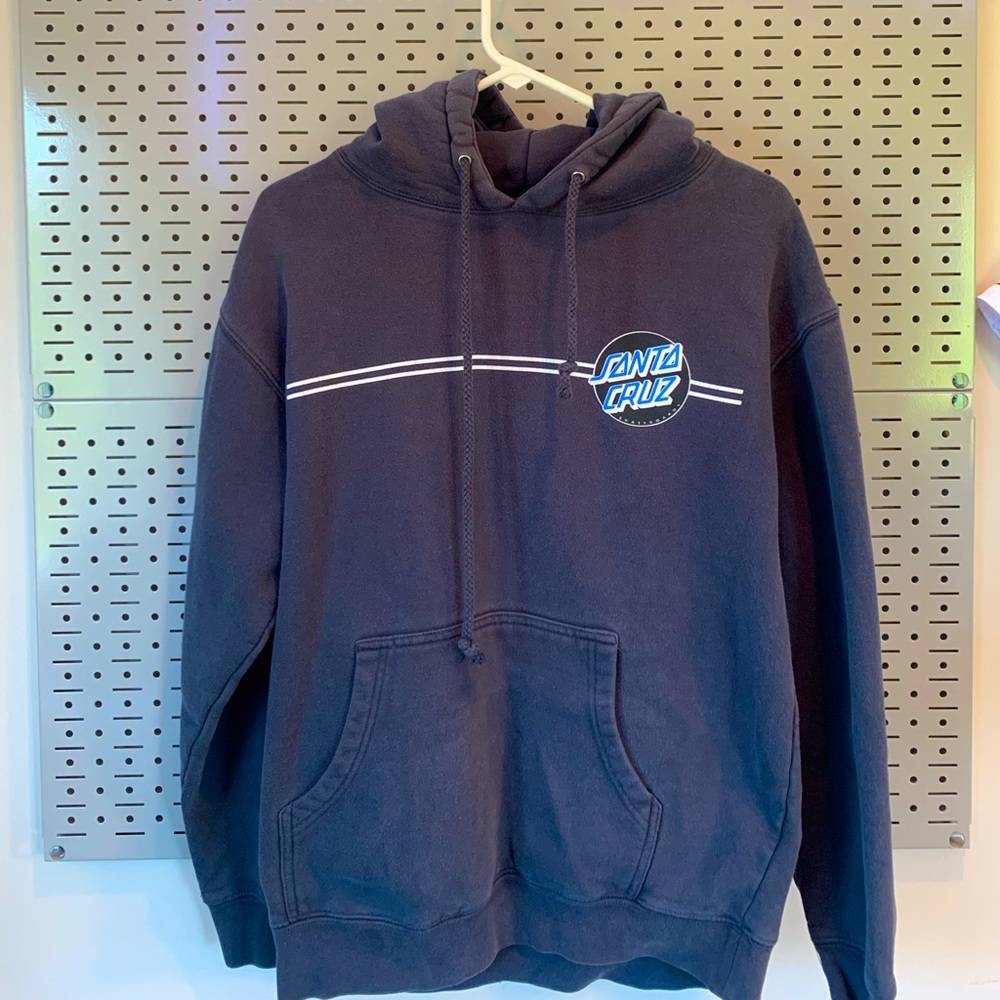 Santa Cruz Skateboard Navy Hoodie